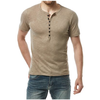 Casual Henley Short Sleeve - Image 2