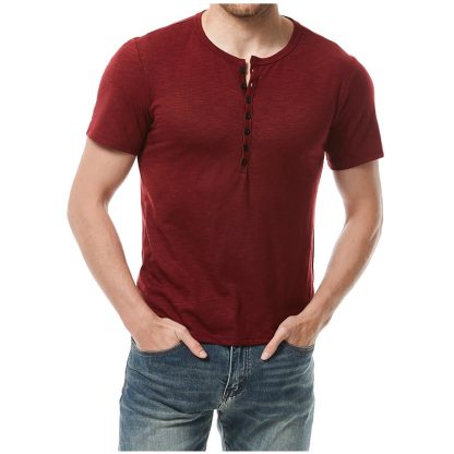 Casual Henley Short Sleeve - Image 3