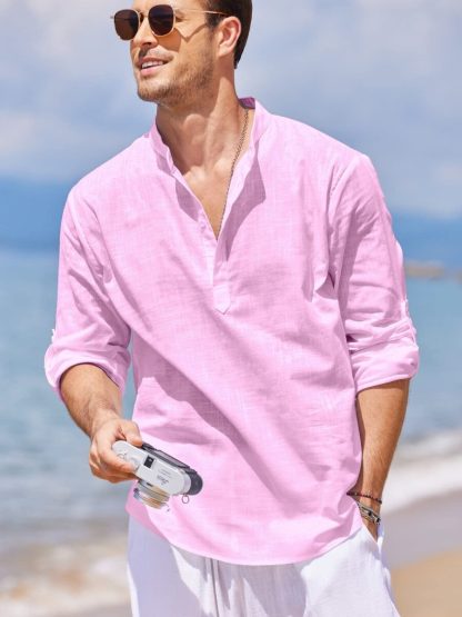 Stylish Long Sleeve Henley