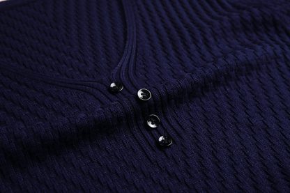 Beautiful Henley Design Mens Sweater - Image 6