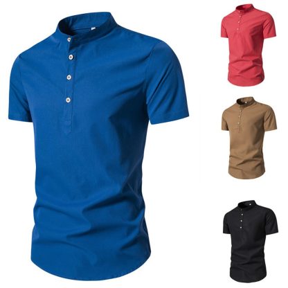 Plus Size Men’s Henley