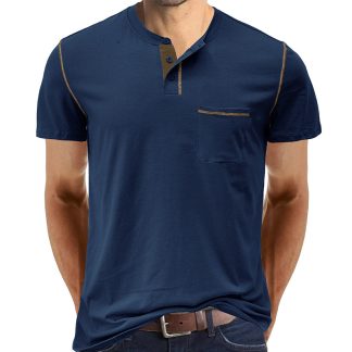 Short Sleeve Henley Shirt