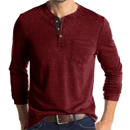 Soft Daily Henley T-shirt - Image 4