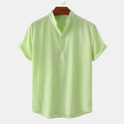 Cool Henley Cotton Shirt