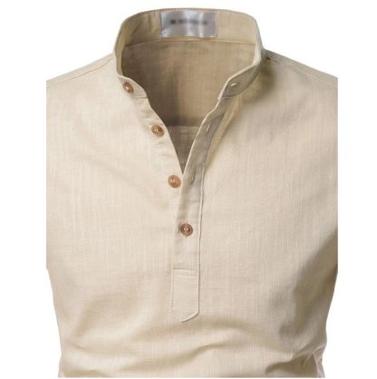 Men’s Slim-Fit Henley Tee - Image 6