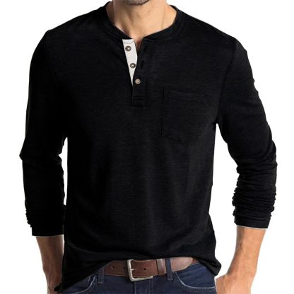 Soft Daily Henley T-shirt - Image 6