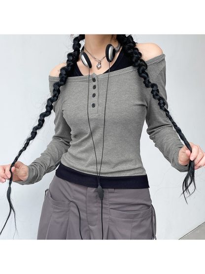 Slim Fit Henley Shirt - Image 4