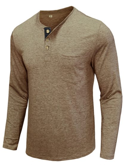 Soft Daily Henley T-shirt - Image 5