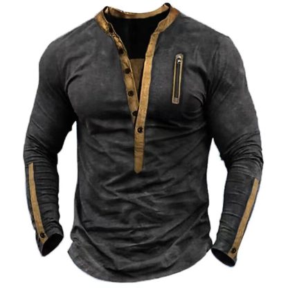 Outdoor Men's Henley T-Shirt