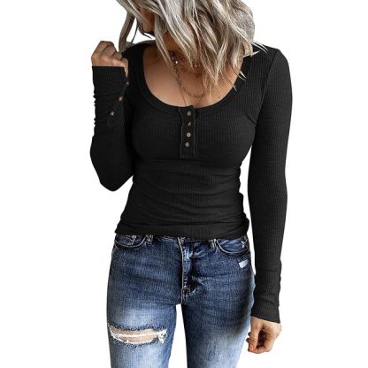 Trendy Henley Slim Fit Shirt - Image 8