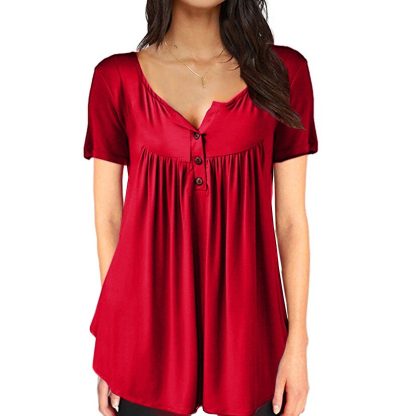 Plus Size Henley Tunic