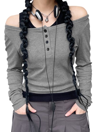 Slim Fit Henley Shirt