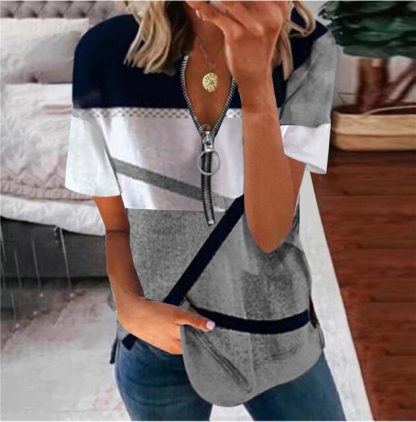 Henley Shirts Blouses Stylish - Image 5
