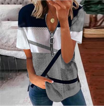 Henley Shirts Blouses Stylish - Image 2