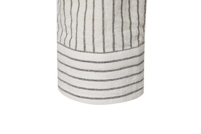 Cotton Linen Striped Henley Shirt - Image 13
