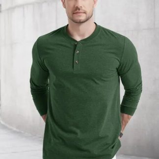 Casual Long Sleeve Henleys