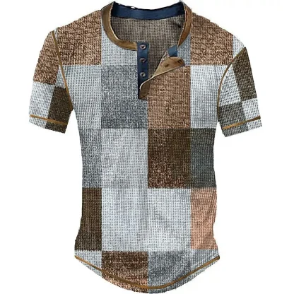 Timeless Plaid Henley - Image 4