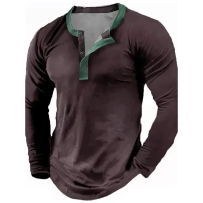 Long-Sleeve Button Down Shirt - Image 2