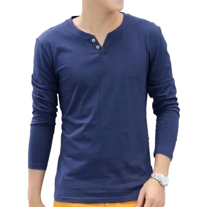 V-Neck Button Pullover Top - Image 4